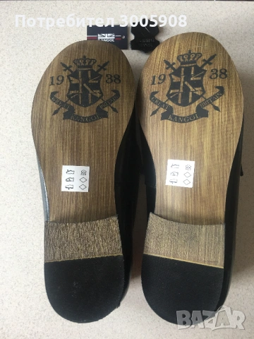 Мъжки обувки Kangol 43 номер за широк крак- Естествена кожа, снимка 3 - Официални обувки - 53524814