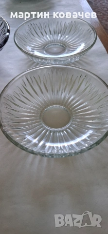 стъклена посуда от едно време , снимка 3 - Декорация за дома - 53881398