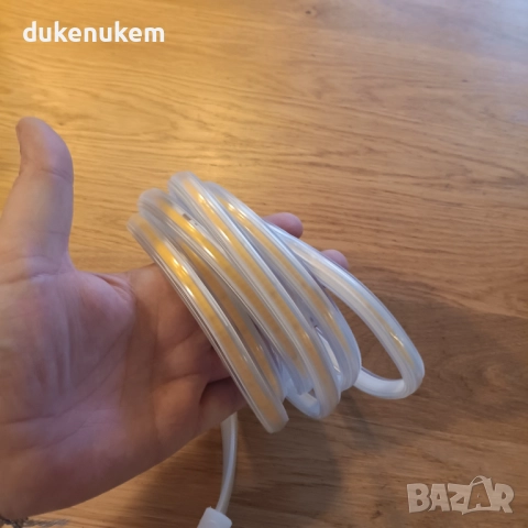 LED лента COB 3 м, 360 LED/м, 220V, IP65 водоустойчива, топла светлина, снимка 10 - Лед осветление - 52638213