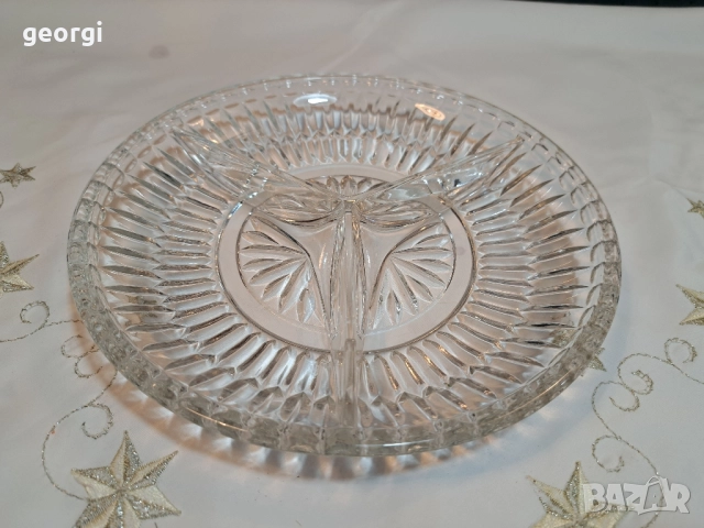 плато за сервиране с три отделения ордьовър 11/6, снимка 2 - Прибори за хранене, готвене и сервиране - 51881315