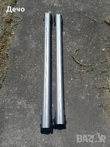 Оригинален Алуминиев багажник НАПРЕЧНИ ГРЕДИ за Mercedes W204 combi.Липсват 4те капачета