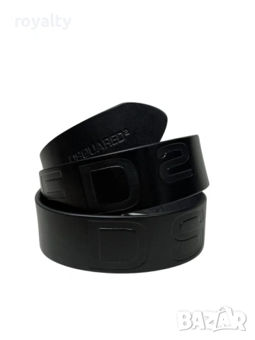 DSQUARED2 Нов Черен Колан Естествена Кожа , снимка 2 - Колани - 54091968