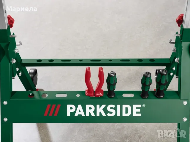 Мобилна сгъваема маса за заваряване , Метална маса на колела Parkside® , снимка 5 - Други инструменти - 47236973