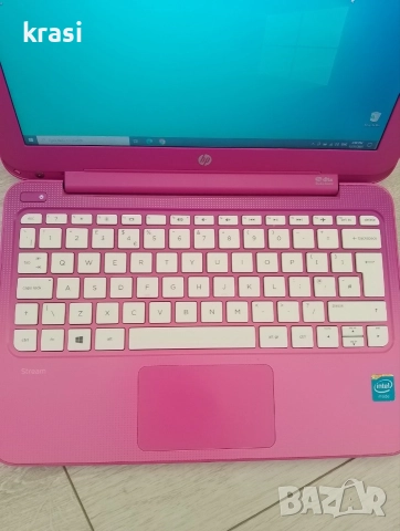 Лаптоп в розов цвят , снимка 3 - Лаптопи за дома - 52967977