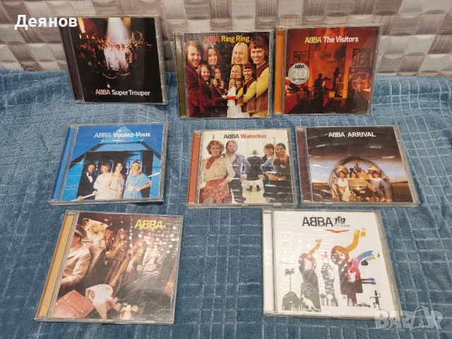 8 оригинални диска на ABBA . POLAR. Идеално запазени, едно просвирване., снимка 2 - CD дискове - 48494565