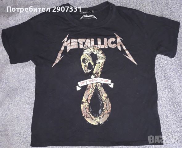 Тениска групи Metallica. 2016. Bershka, снимка 1 - Тениски - 45546315