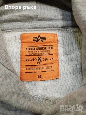 alpha industries горнище мъжка оригинален , снимка 4 - Спортни дрехи, екипи - 53012035