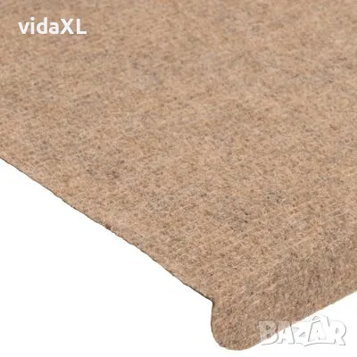 vidaXL Самозалепващи стелки за стълби, 15 бр, 65x24,5x3,5 см, бежови（SKU:343476）, снимка 3 - Други - 49363164