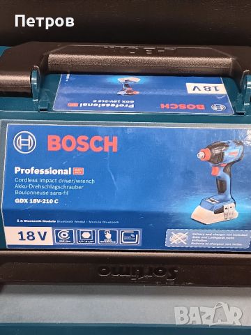 Акумулаторен Гайковерт Bosch GDX 18V-210C, снимка 7 - Други инструменти - 45838584