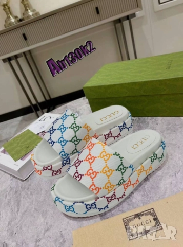 чехли на платформа christian dior gucci, снимка 12 - Чехли - 51456110