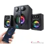 Тонколони Kisonli TM-9000A, Bluetooth, USB, AUX, SD, FM, 12W+2x5W, Черен, снимка 2