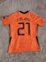Мъжка футболна тениска NETHERLANDS,F. DE JONG,21,NIKE. , снимка 1