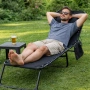 Сгъваем градински шезлонг - легло с джоб - пълен релакс и комфорт, снимка 2