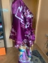Дамски копринен халат тип кимоно в цвят purple, снимка 6