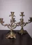 Прекрасни винтидж свещници. Месинг., снимка 1