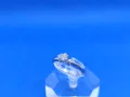 Годежен пръстен с Диамант VVS1 0.23ct, снимка 7