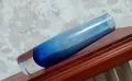 Стъклена ваза-кобалтово-синьо. , снимка 5