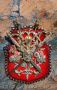 Toledo сувенир, рицарски герб с подвижни , метални шпаги . , снимка 3