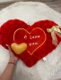 Плюшено сърце I Love You - музикално, снимка 1