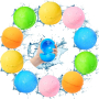 Водни балони SOPPYCID за многократна употреба, самозапечатваща се водна бомба за басейн за деца