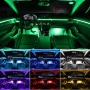 Система за LED амбиентно осветление за автомобили с RGB 64 цвята, 10в1, снимка 6