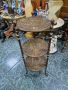 Уникална много стара антикварна френска масичка от плътен бронз , снимка 1 - Антикварни и старинни предмети - 45838950