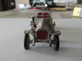 Колекционерска количка Matchbox THOMAS FLYABOUT 1909 YESTERYEAR Chrome RARE Silver. Англия., снимка 4