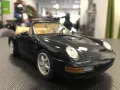 MAISTO метална колекционерска количка PORSCHE 911 Cabriolet 1994 1:18, снимка 3