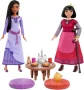 Mattel Disney Wish - Кукла Далия от Кралството на розите, с подвижен костюм, снимка 7