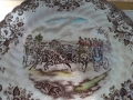 Стар порцелан колекционерска чиния JOHNSON BROS, снимка 2