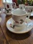 Порцеланови двойни сетове за късо кафе на "Китка", снимка 3