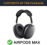Резервен комплект SOULWIT за AirPods Max, черно, снимка 8
