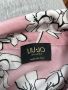 LIU JO размер L / XL дамска риза блуза на цветя розово екрю, снимка 2