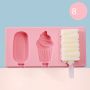 Силиконова форма за сладолед с пластмасови дръжки , снимка 7