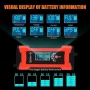 YONHAN Зарядно устройство за акумулатори, 10A 12V/24V 5A, напълно автоматично с LCD екран, снимка 5