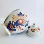 Японски порцеланов буркан за джинджифил (ginger jar), Eiwa Kinsei 栄和謹製, в стил Imari., снимка 4