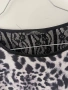 Тениска дамска с интерес принт тигър дантела на гърба, снимка 2