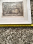 Стара цветна графика подписана, снимка 2
