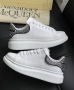Дамски бели кецове Alexander McQueen/BR50z, снимка 3