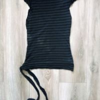 Дамска блуза с връзки, снимка 3 - Тениски - 45157075