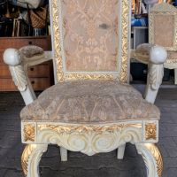 Италиански барокови кресла/За претапициране, снимка 9 - Дивани и мека мебел - 45567477