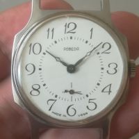 Часовник ПОБЕДА. USSR. Vintage watch. Механичен. Мъжки. POBEDA, снимка 6 - Мъжки - 45858843