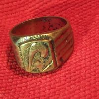 Пръстен стар бронзов 58181, снимка 7 - Антикварни и старинни предмети - 33544695