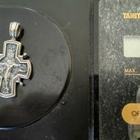 Сребърен кръст, православен кръст, кръст от сребро, кръст с разпятие, сребро 925, снимка 7 - Колиета, медальони, синджири - 45777202