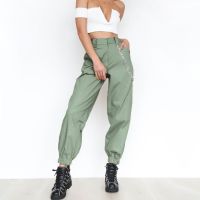 Дамски ежедневни модни едноцветни панталони в стил пачуърк с пълна дължина, 4цвята , снимка 12 - Панталони - 45512798