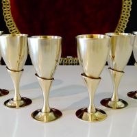 Английски бронзови чаши на столче,лале. , снимка 8 - Антикварни и старинни предмети - 45494498