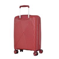 Куфар за ръчен багаж 55 х 37 х 20см от Полипропилен с четири двойни колелца, снимка 3 - Куфари - 45876580