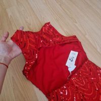 Дамска червена рокля, снимка 2 - Рокли - 45277110