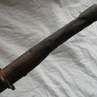 Самурайски меч стар и с надпис сабя, снимка 11 - Ножове - 45325665