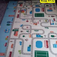 Сгъваемо детско килимче за игра, топлоизолиращо 180x200x1cm - модел Лондон и Писта - КОД 4132, снимка 14 - Други - 45509277